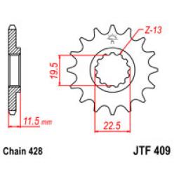 Звездочка передняя JT Sprockets (шаг 428 ) JT JTF409